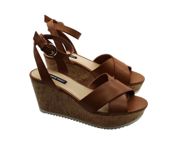 Nine West Women's Sandals LNALL Caramel Dureen Platform Sandals