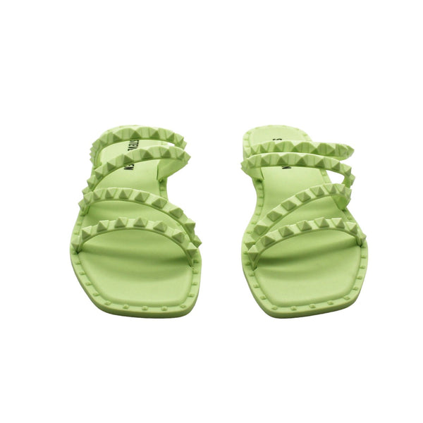 Steve Madden Women's Skyler-j Studded Jelly Slide Sandals