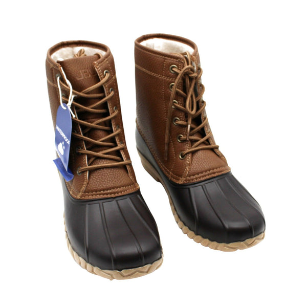 Maine Mens Faux Fur Lace-up Winter &amp; Snow Boots